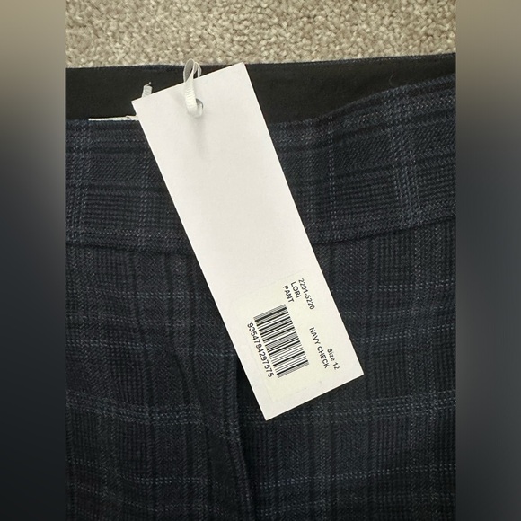 Rebecca Vallance - Lori pant in Navy Check - size 8 - EUC - bootcut/flare leg - Picture 7 of 16